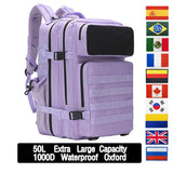 45L Military Tactical Backpack, Large Capacity Outdoor Rucksack