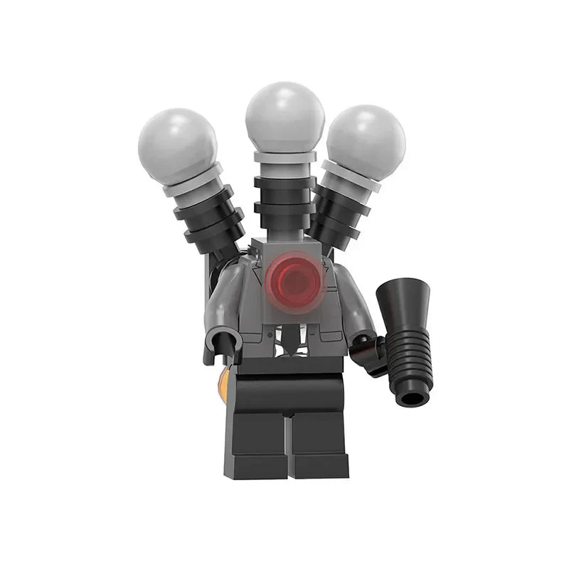 Skibidi Toilet Mini Building Block Anime Action Figure