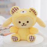 Wholesale 30pcs/lot 12cm Cute Animals Yellow Dog Rabbit