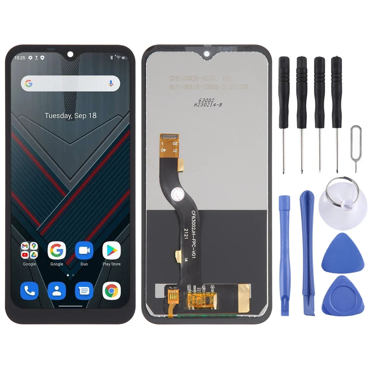 Original HOTWAV CYBER 7 LCD Screen Digitizer Full
