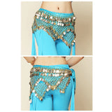 1Pc Belly Dance Waist Chain – 5-Layer Gold Coin Hip Scarf