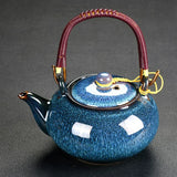 Large Capacity Teapot 700ml Ceramics Coffee Pot Tea