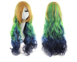 Lady 80cm Long Curly Wigs Fashion Cosplay Costume