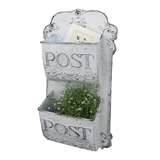 Outdoor Wall Mounted Mailbox Metal Letter Box French