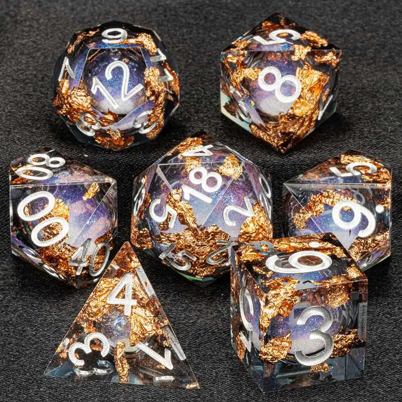 Sharp Edge Dice Dungeons and Dragons liquid core