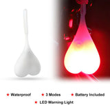 Bicycle Back Rear Tail LED Light Silicone Bike