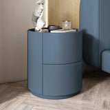 Italian Luxury Nightstands Minimalist Round Nordic Organizers Side