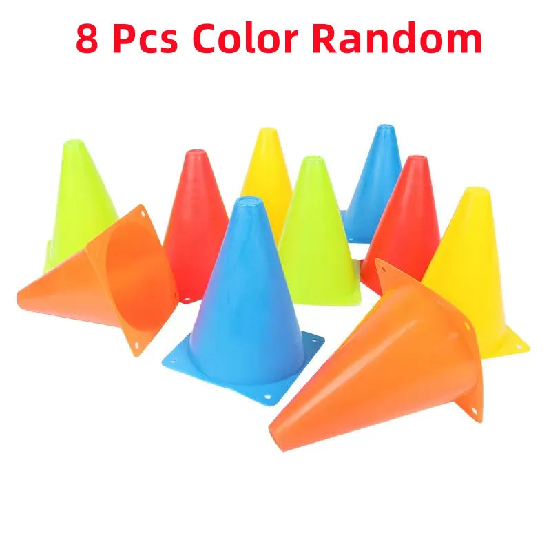 8Pcs 23cm Traffic Prop Cones Toy Multipurpose Construction