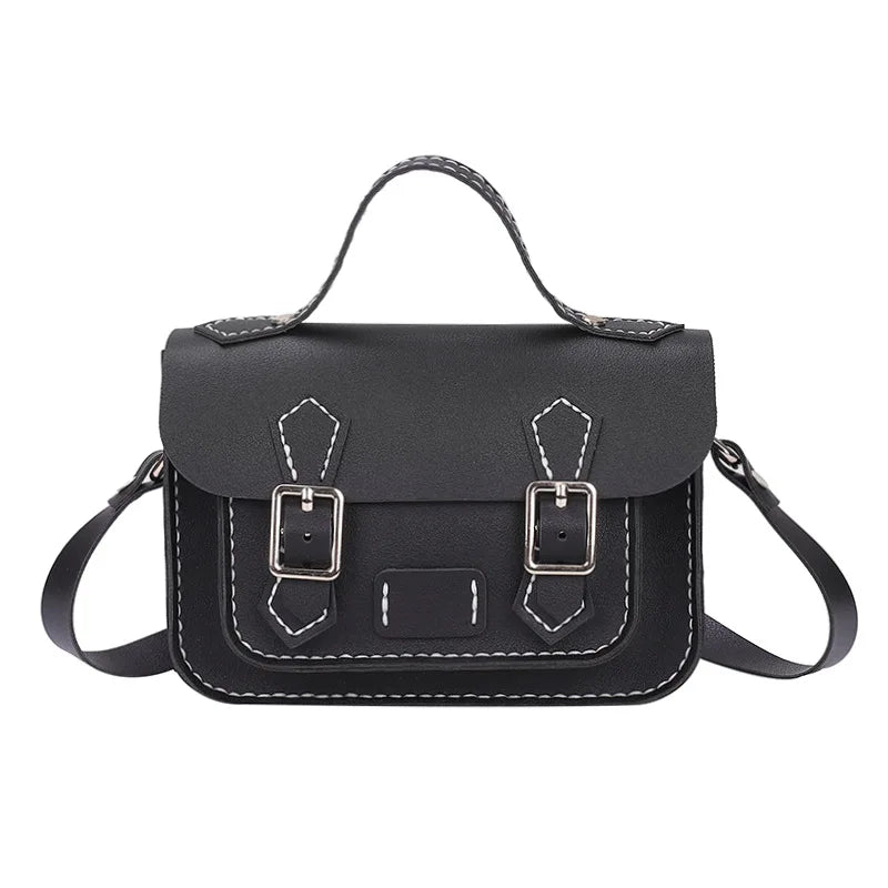 DIY Leather Cambridge Bag Handmade Sewing Women Crossbody