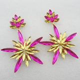 Zouchunfu Aretes Large Size Zinc Alloy Drop Shiny