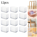 12Pcs Non-Slip Table Chair Leg Silicone Cap Pad