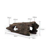 Resin Tree Cave Fish Tank Ornaments Reptile Shelter