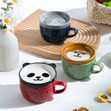 250ML Japanese Shiba Inu Ceramic Coffee Cup Saucer