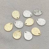 12x10mm 100pcs Brass Pendants Drop Charm