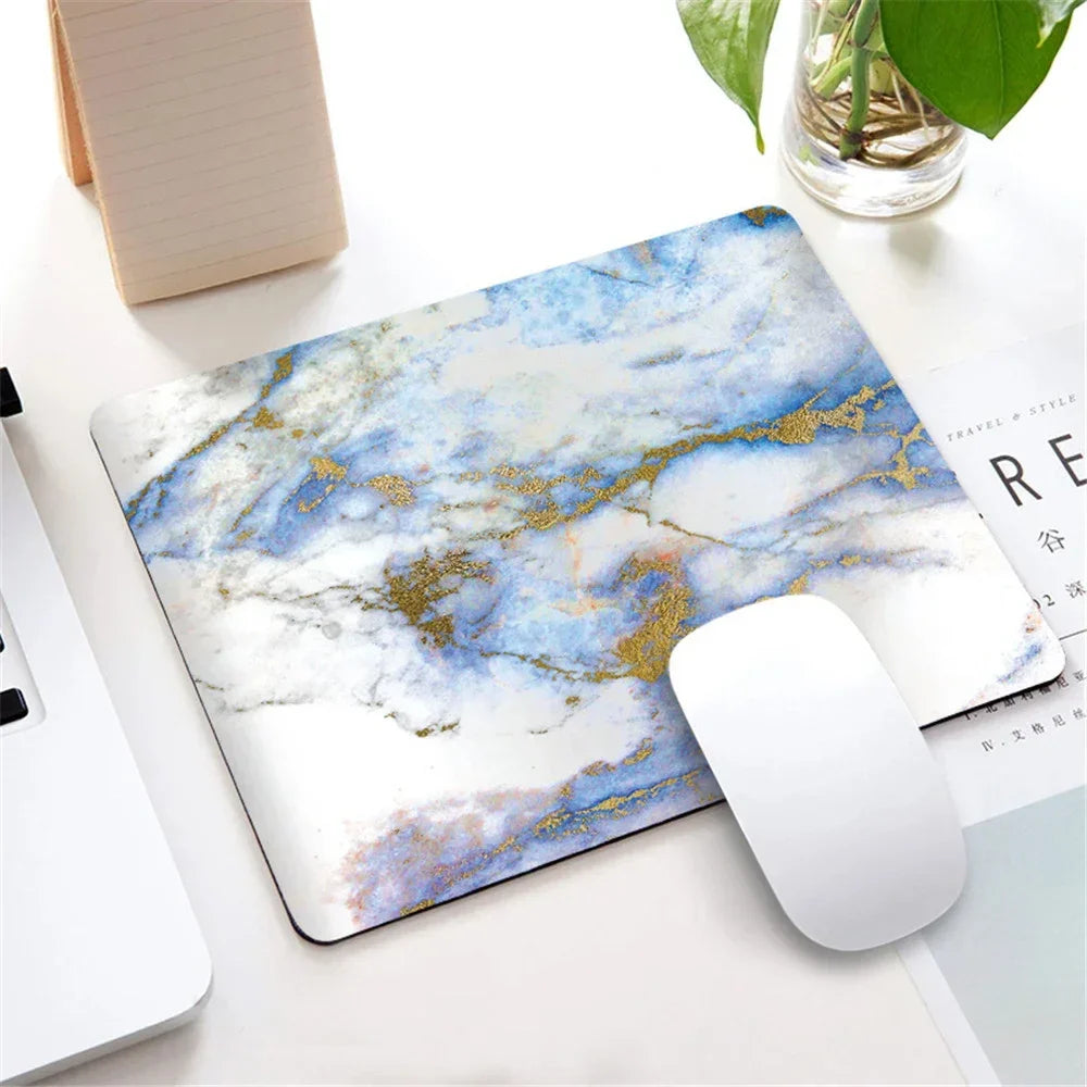 Marble Nordic Style Small Mouse Pad Computer Laptop
