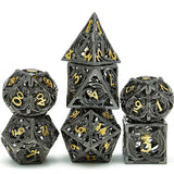 Mini Planet DND Metal Dice Set Three-dimensional Flying