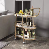 Mobile Small Coffee Table Carts Dining Cart European