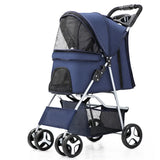 Pet Stroller Carrier For Dogs Detachable Baby Stroller