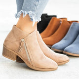 Women Booties 2023 Autumn Suede chelsea Boots Women