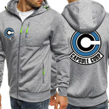 Japanese Anime Letter C Logo Men Clothes Loose