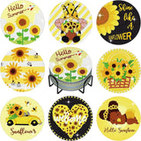 8Pcs DIY Diamonds Painting Coaster Animal Flower Non-slip