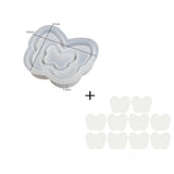 Silicone Quicksand Mold Heart Butterfly Shaped Epoxy Resin