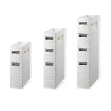 Multi-functional 18CM Wide Bathroom Slot Storage: Large Capacity