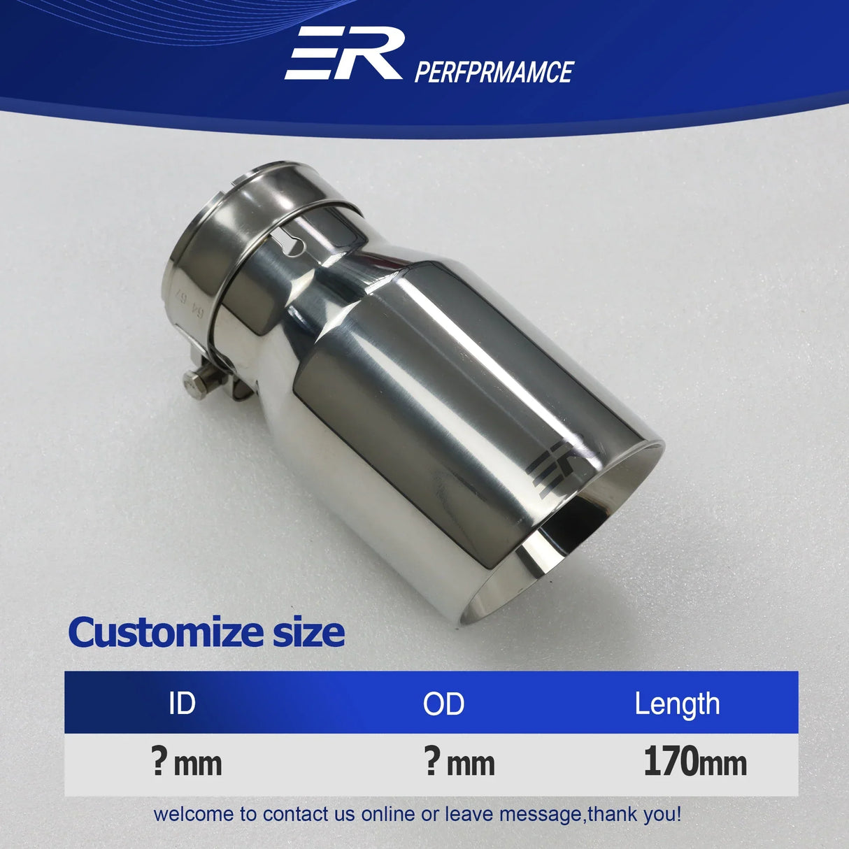 Exhaust Racing car Exhaust Tip Stainless Steel Exhaust