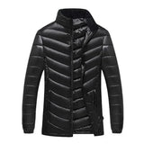 Men's Down Jacket Short Male Padded Coats Slim