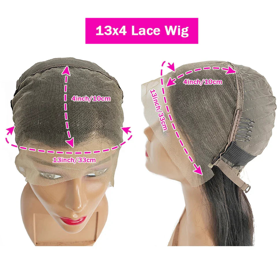 13x4 Lace Burgundy Short Bob Wig Human Hair