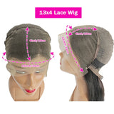 13x4 Lace Burgundy Short Bob Wig Human Hair