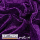 100*160cm Solid Color Mixed Textile Gold Velvet Fabric