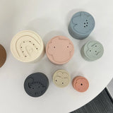 Set Of Silicone Building Blocks 3D Stacking Building
