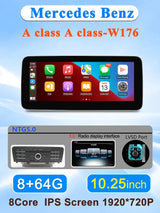 Snapdragon665 8Core Android12 System Apple Carplay Car Video Player Navigation Multimedia Screen For Mercedes Benz A Class W176