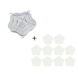 Silicone Quicksand Mold Heart Butterfly Shaped Epoxy Resin