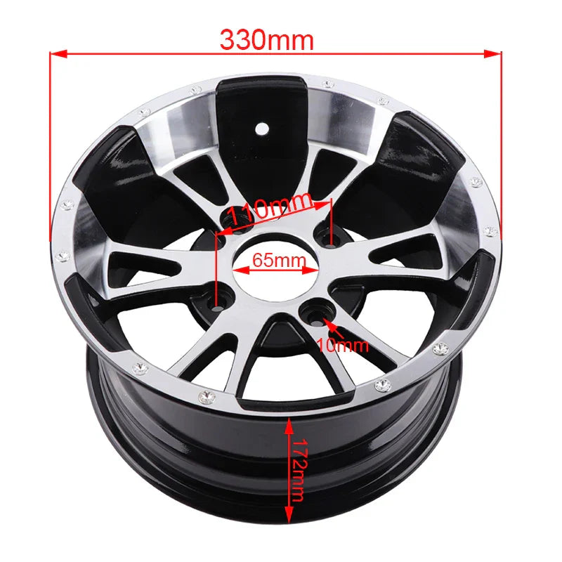 ATV parts 12 inch aluminum alloy front and