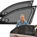 2Pcs Car Sunshade Curtains Side Window Shades Car