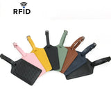 Stylish PU Leather Suitcase Identifier Tag Travel Luggage