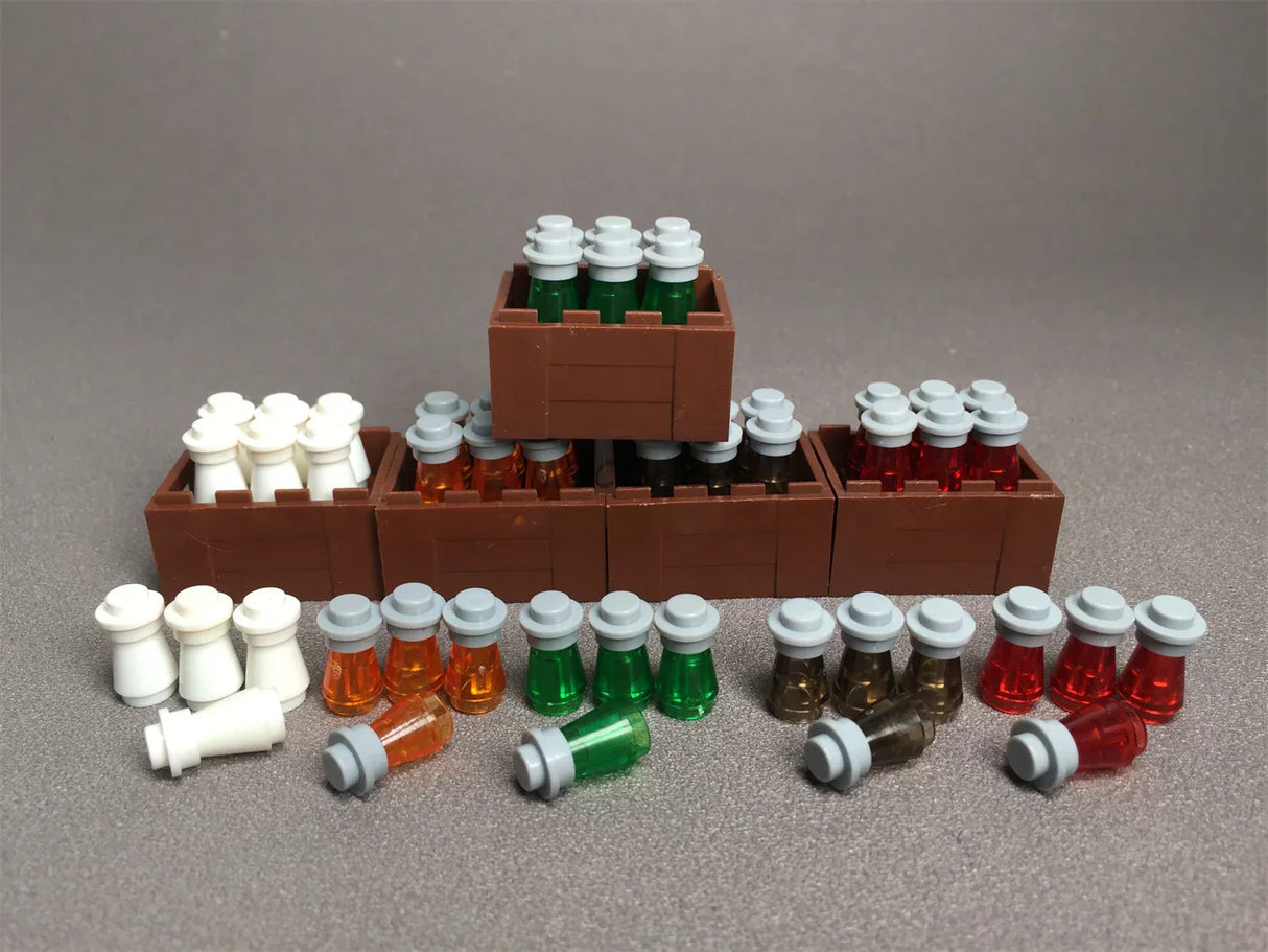 3Sets MOC Bricks Soda Water Set Soda Soft