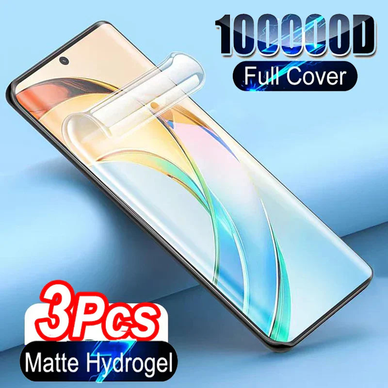 3PCS Full Cover Screen Protector Hydrogel Film for