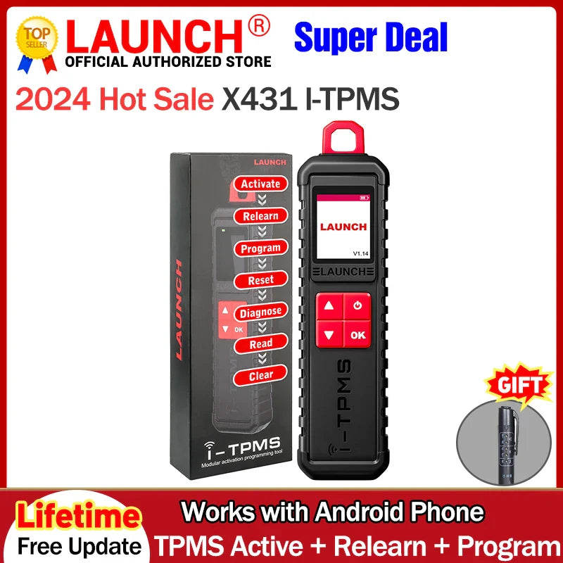 LAUNCH X431 I-TPMS Car Tire Pressure Inspection Tool