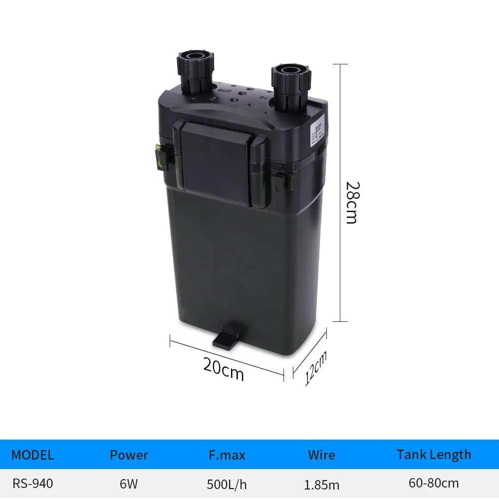 External Filter of Fish Tank Wall Mounted Filter