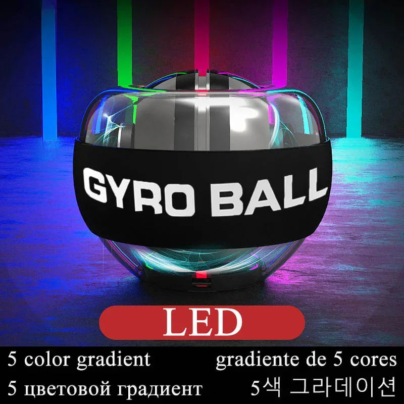 LED Automatic Light-emitting Gyro Wrist Force Handball Automatic