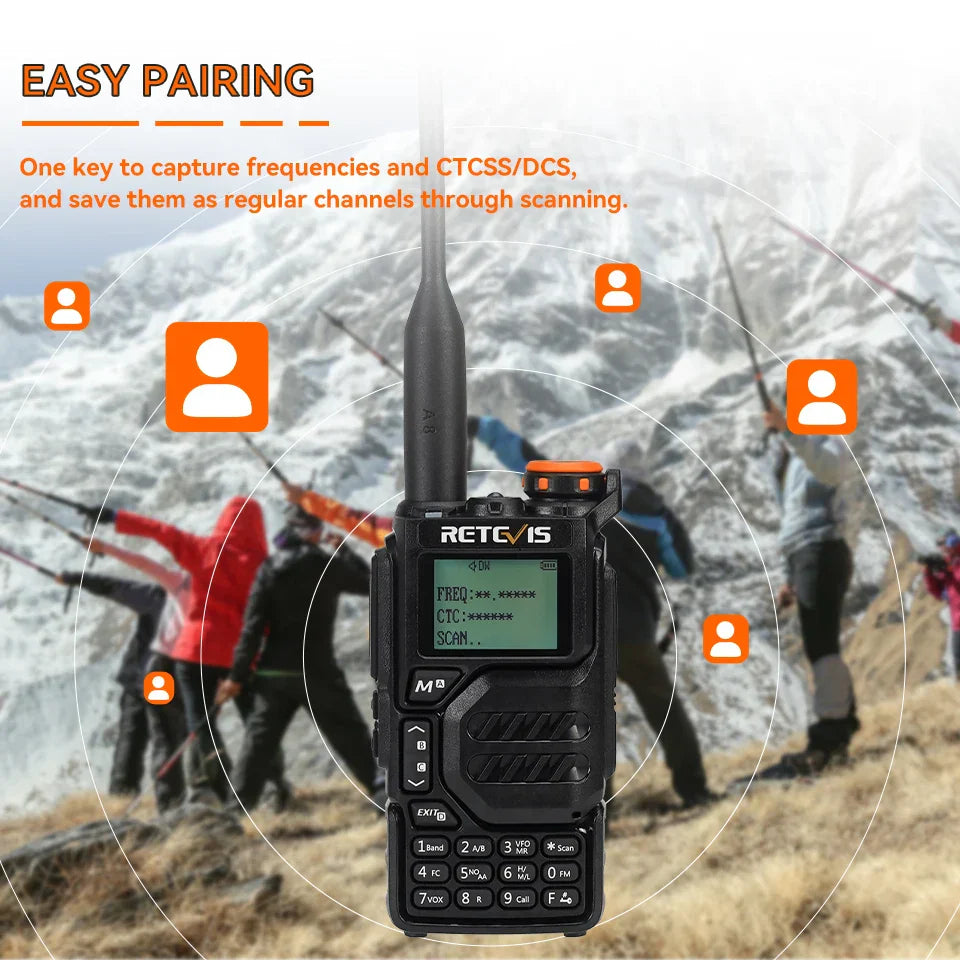 Retevis RA79 Aviation Band Walkie Talkie AM FM