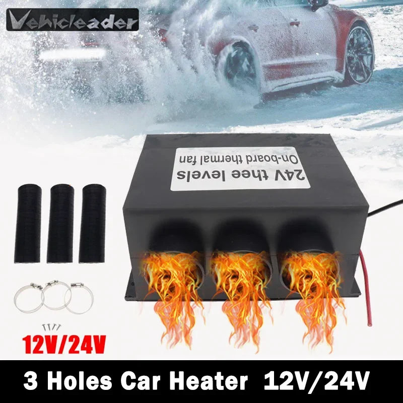 12V 24V Car Heater Winter Automobile Windshield Defroster