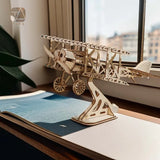 Tada 3D Wooden Puzzle Toys Airplane Assembly Toy