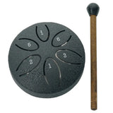 Mini Steel Tongue Drum 3 Inch 6 Notes