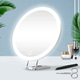 6" Lighted Magnifying Travel Mirror with Suction Cup