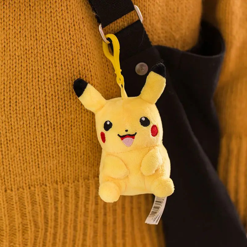Pokemon Plush Keychain Action Figure Pikachu Key Chain