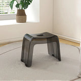 Household Living Room Tea Table Transparent Low Stool